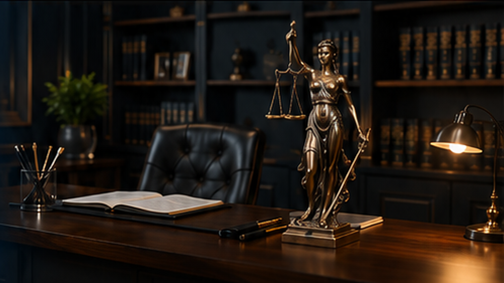 Balança da Justiça no Escritório